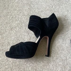 Prada Black Suede MaryJane
